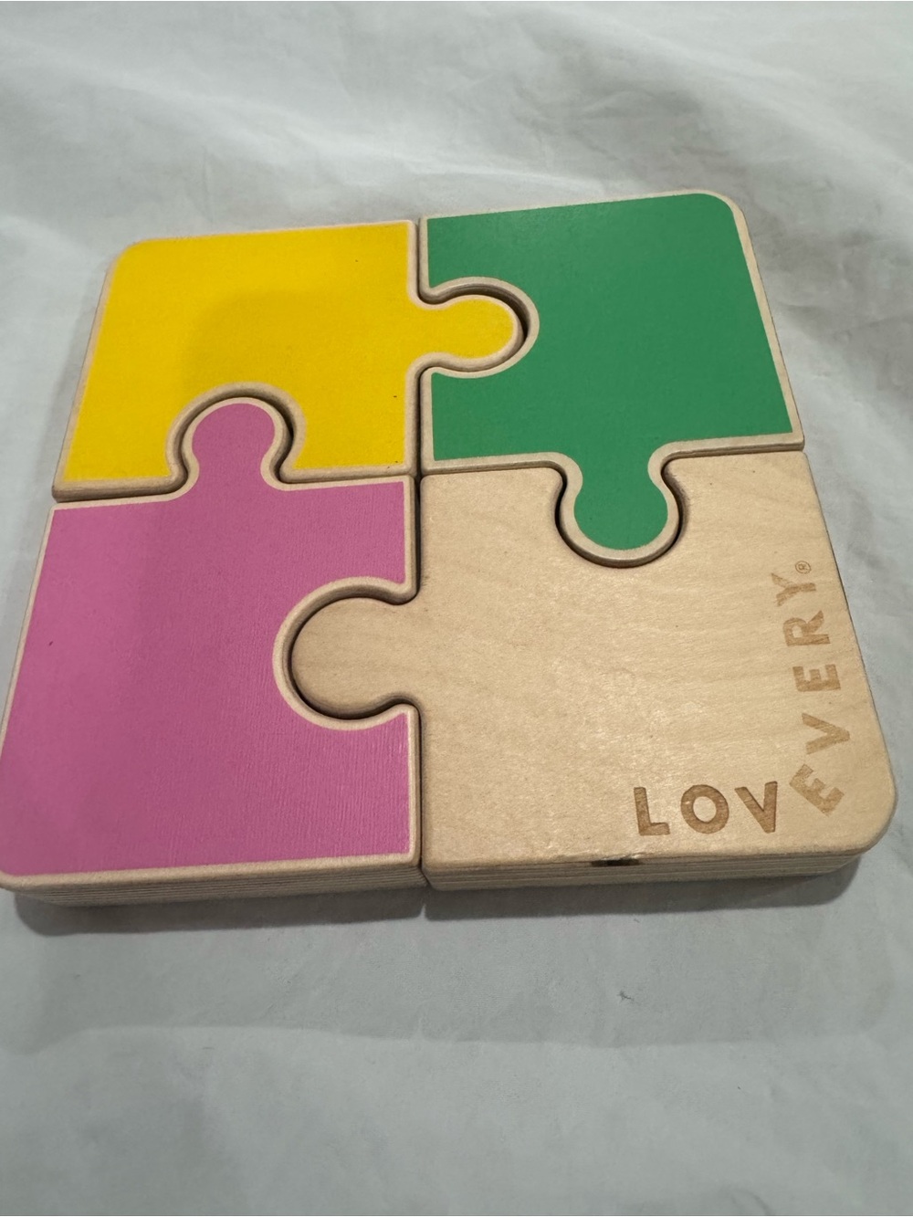 Lovevery Chunky Wooden Jigsaw Puzzle